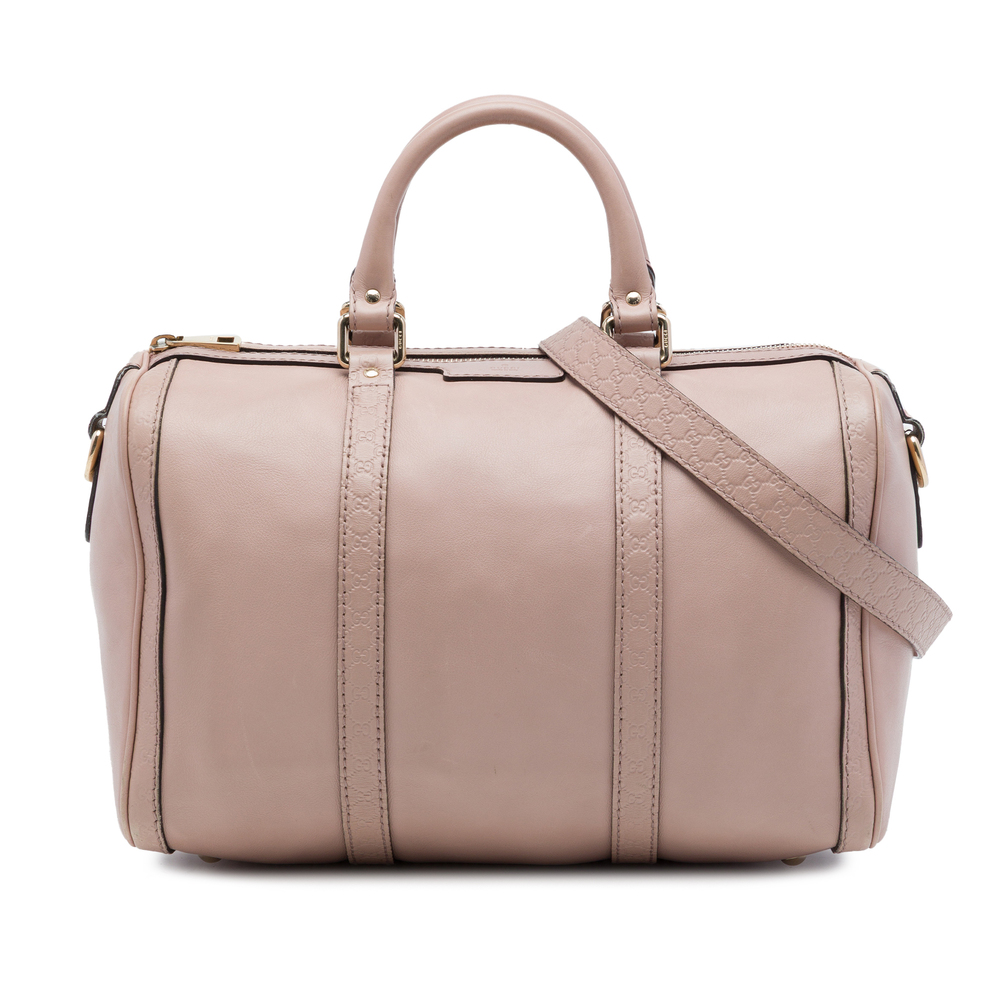 Pre-Loved Gucci Medium Microguccissima Trimmed Calfskin Joy Boston Bag